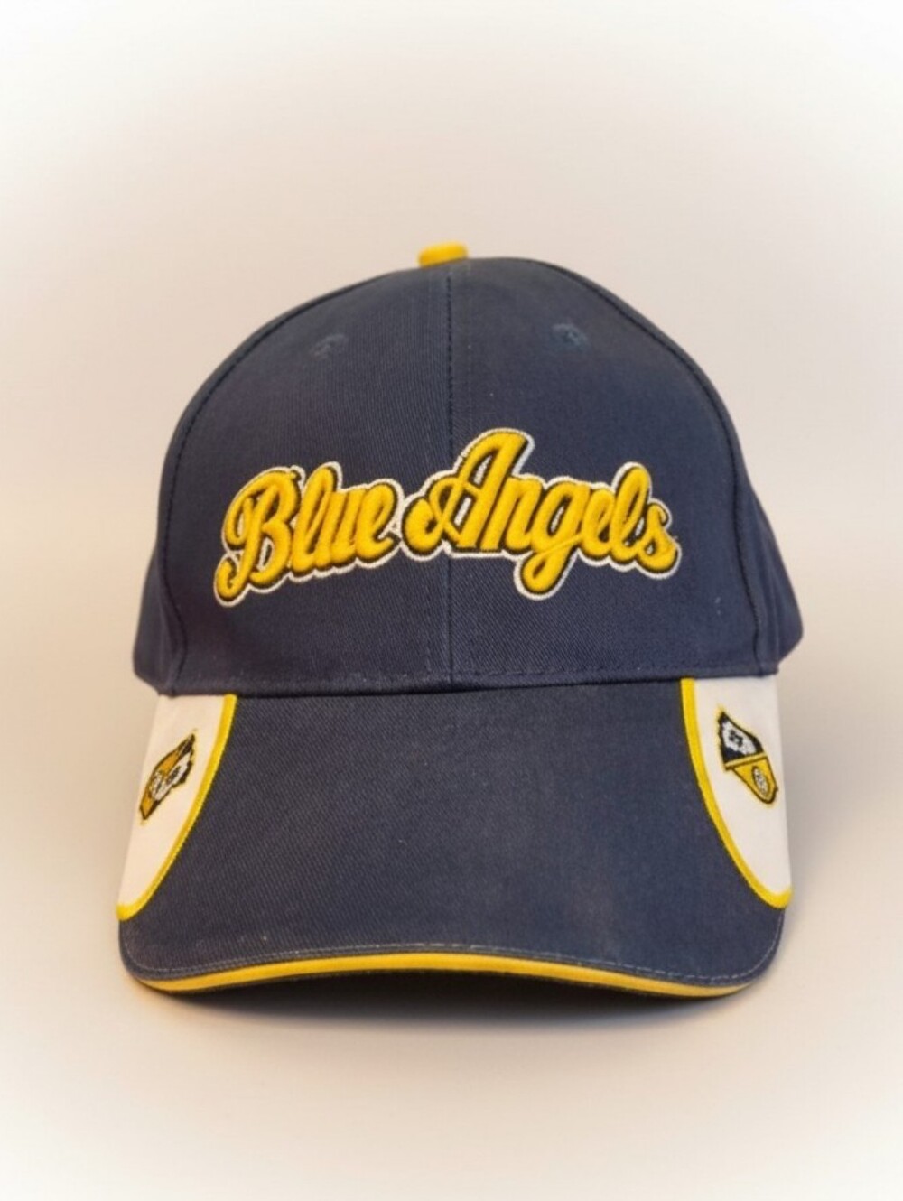 Airware Black US Navy Blue Angels Hook & Loop Men's Baseball Cap Hat NWOT